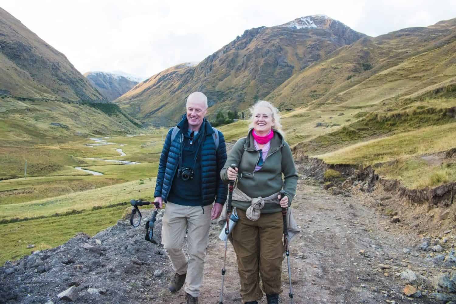 Lares Peru hikers fitness