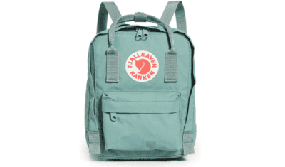 blue fjallraven mini backpack